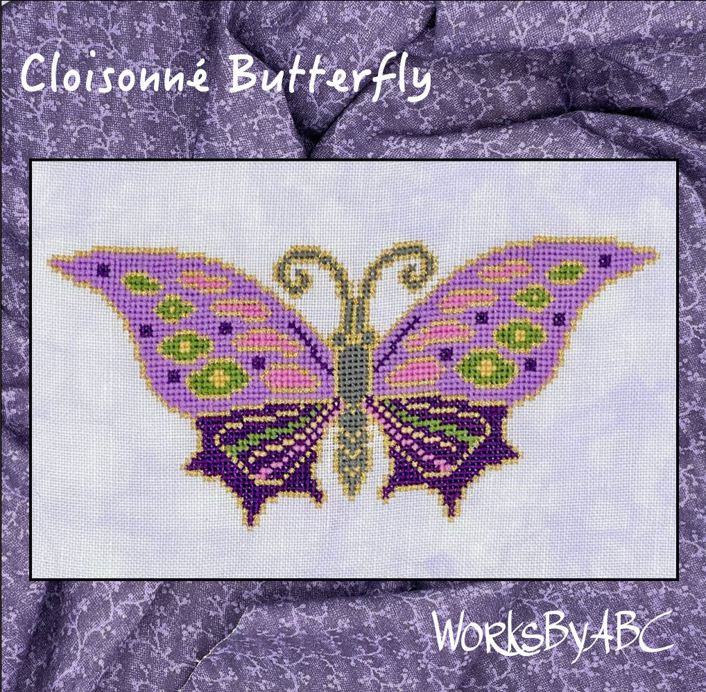 Cloisonné Butterfly | WorksByABC (Nashville Market 2024)