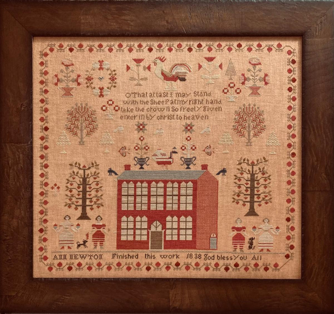 Ann Newton 1838 Sampler | Cardan Antiques & Needlework (Nashville Market 2024)