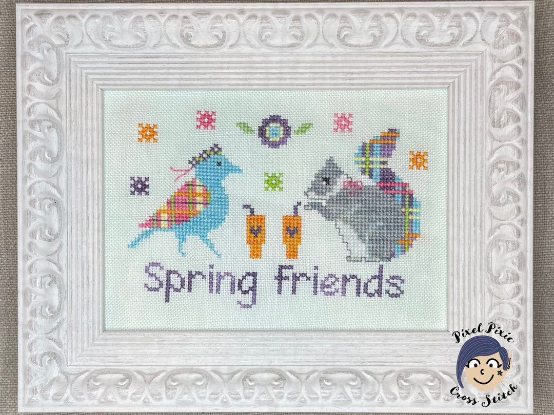 Spring Friends | Pixel Pixie Cross Stitch