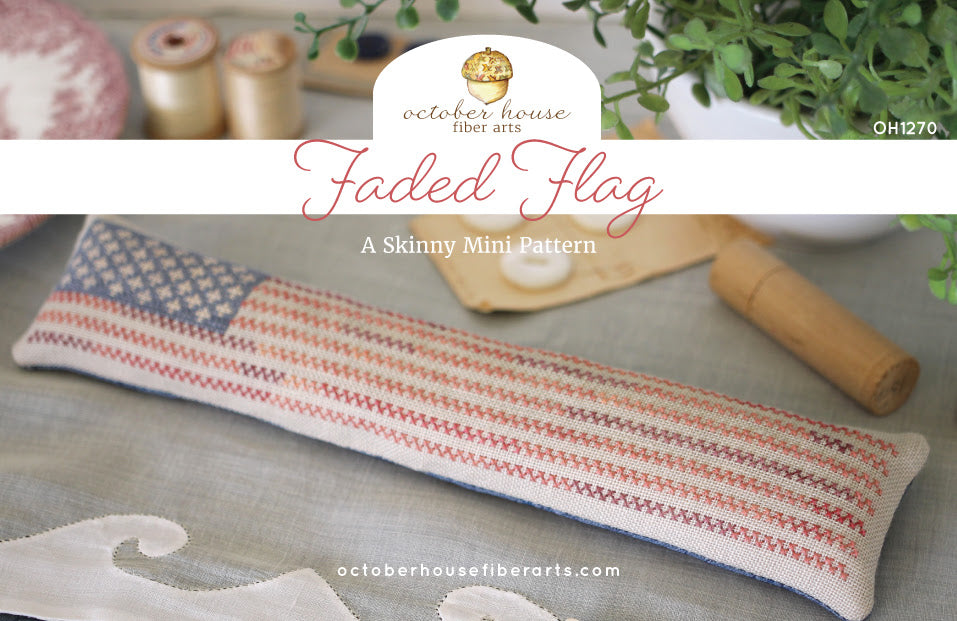 Faded Flag - Skinny Mini | October House Fiber Arts