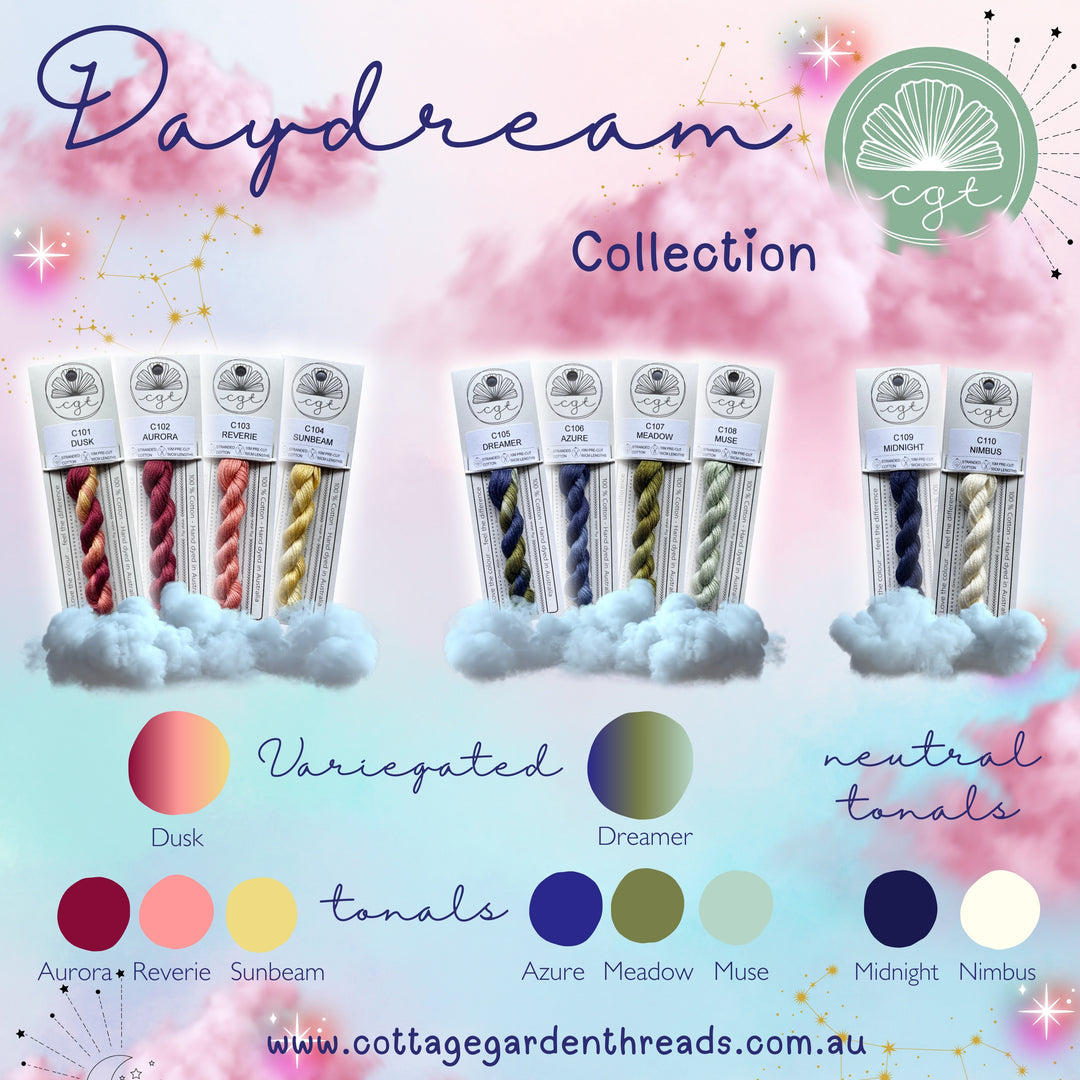 Daydream Collection (10 skeins) *new colours* | Cottage Garden Threads (ships mid-Nov)