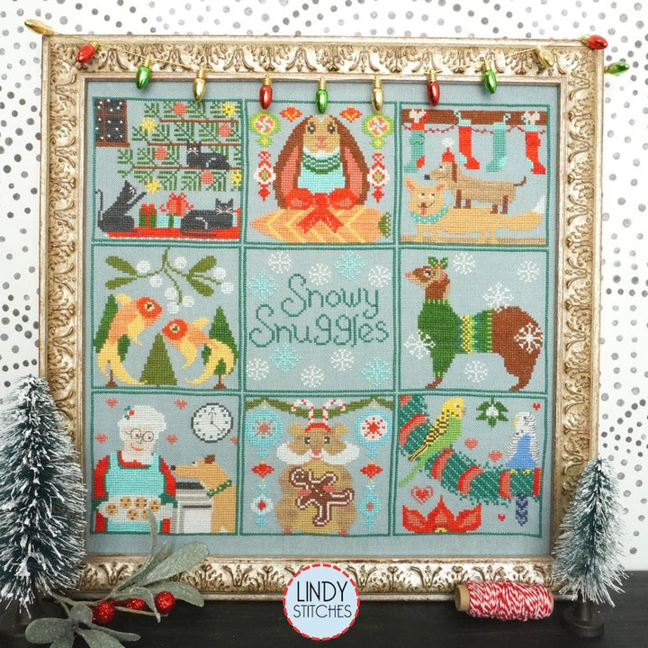 Pre-Order: Snowy Snuggles Scrapbook | Lindy Stitches (ships 11/11)