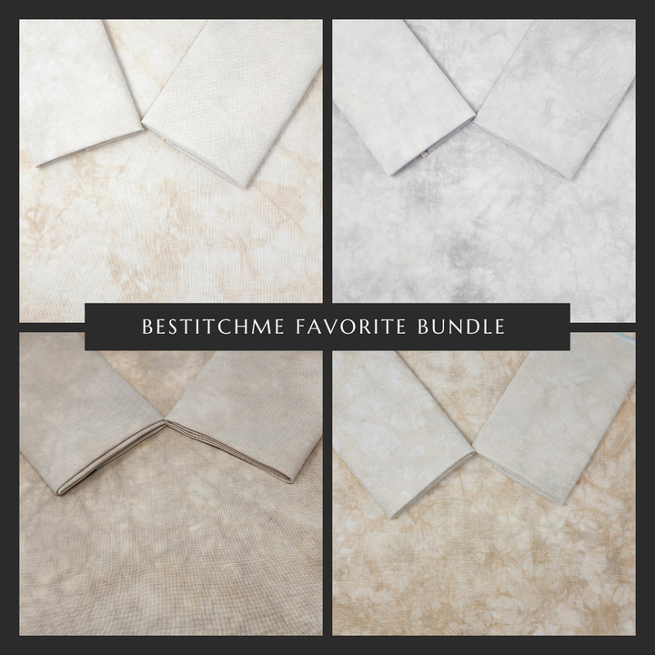 Pre-Order: Neutral Favorites Bundle (4 Fat Quarters) | BeStitchMe (ships LATE Sept)
