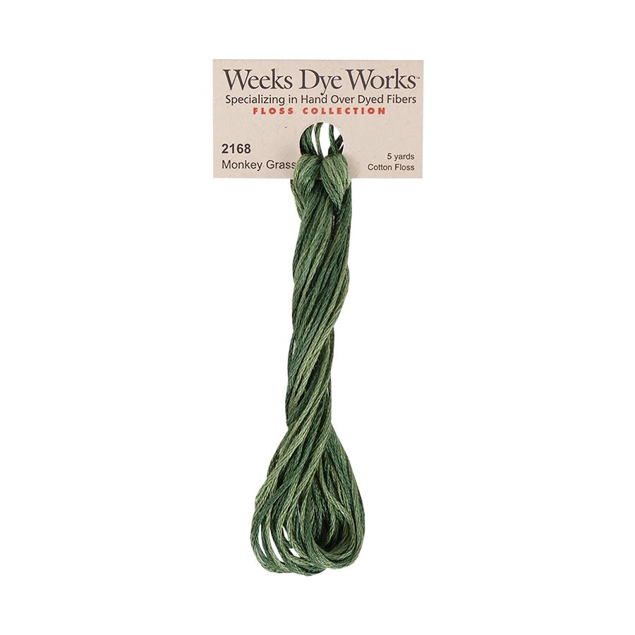 Monkey Grass | Weeks Dye Works - Hand-Dyed Embroidery Floss