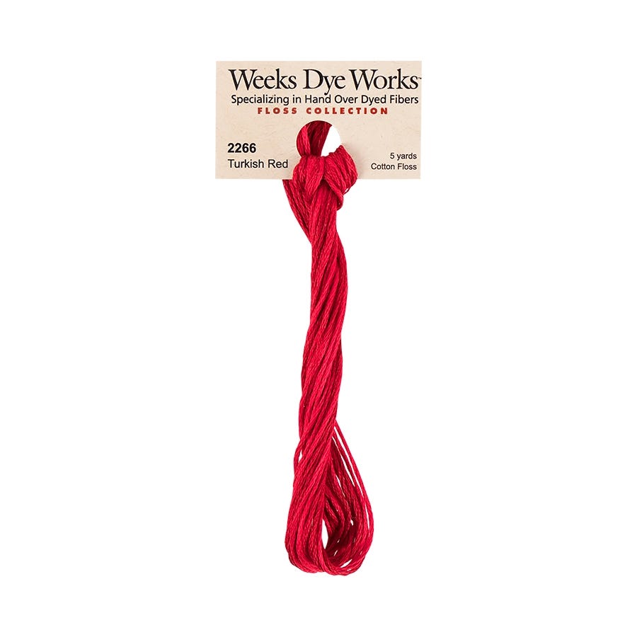 Turkish Red | Weeks Dye Works - Hand-Dyed Embroidery Floss