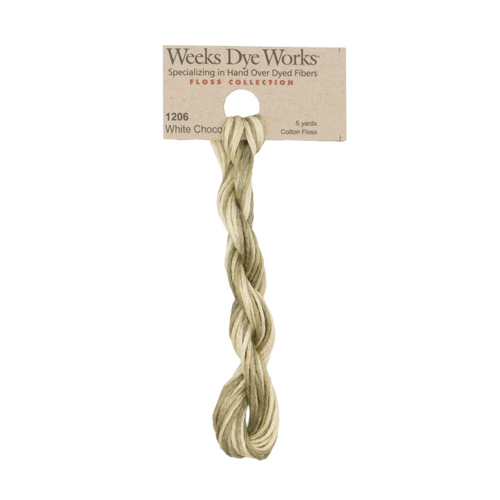 White Chocolate 1206 | Weeks Dye Works - Hand-Dyed Embroidery Floss