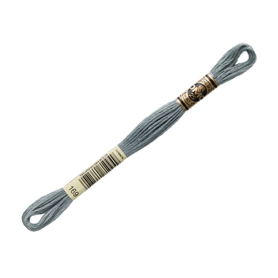 DMC 169 Light Steel Grey | 6 Strand Embroidery Floss