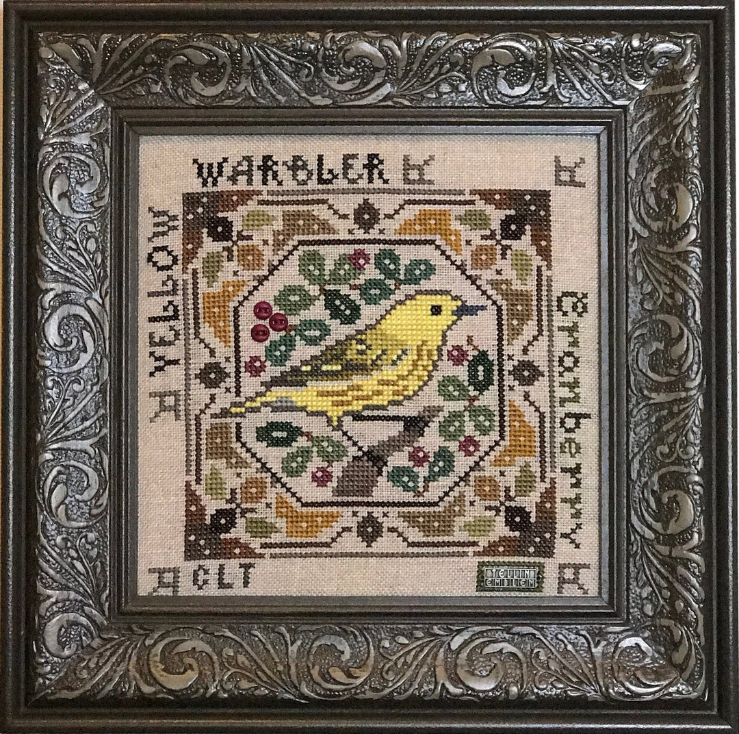 Yellow Warbler - Birdie & Berries | Tellin Emblem