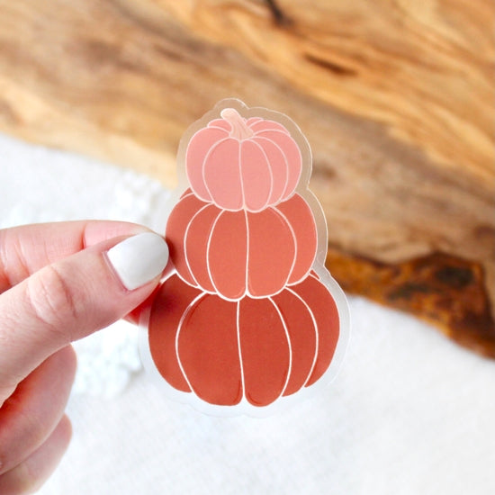 Clear Fall Pumpkins Sticker | Elyse Breanne Design