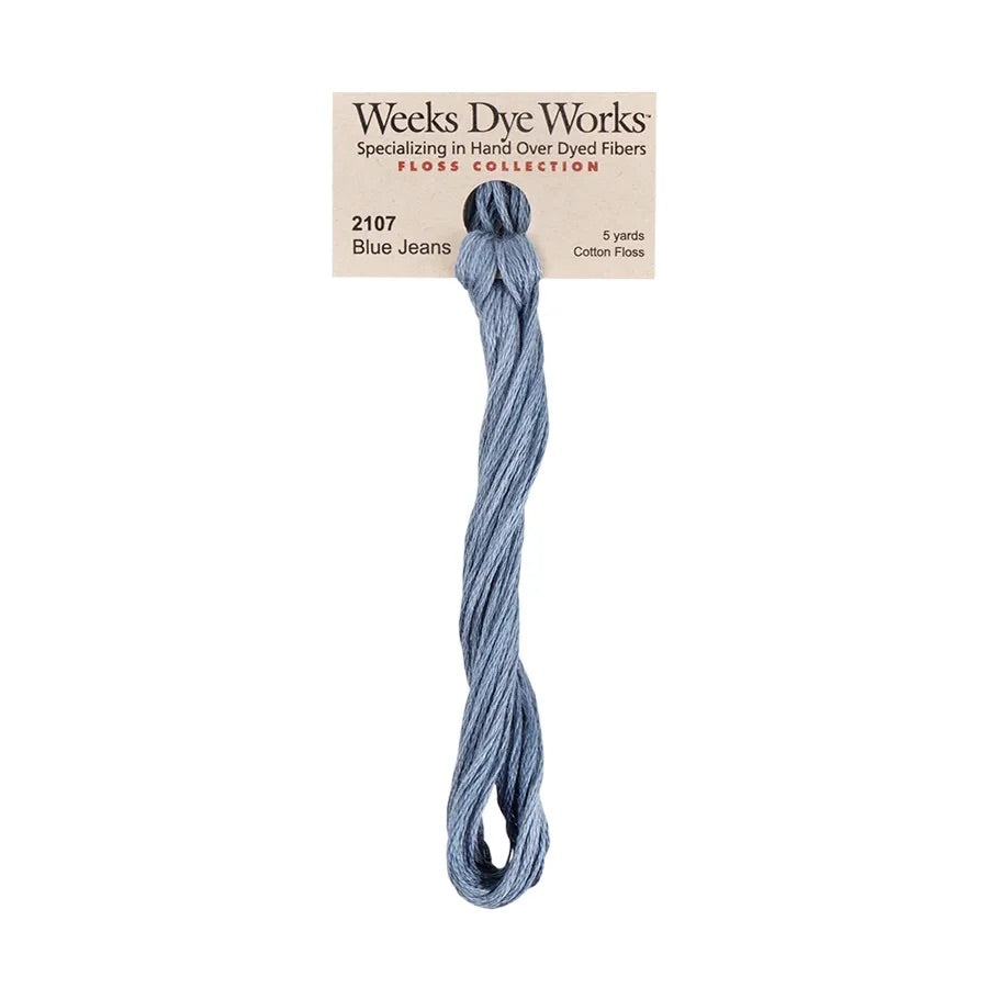 Blue Jeans | Weeks Dye Works - Hand-Dyed Embroidery Floss