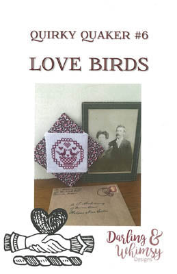 Quirky Quakers #6 Love Birds | Darling & Whimsy Designs