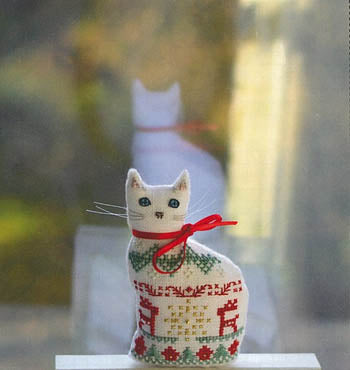 3D Winter Cat | Cotton Pixels