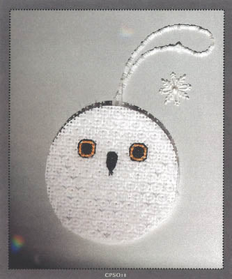 Blackwork Snowy Owl | Cotton Pixels