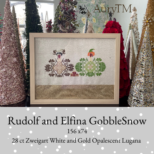 Rudolf and Elfina GobbleSnow | AuryTM Designs - Nashville 2022 New Release