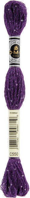 DMC C550 Very Dark Violet | DMC Etoile Embroidery Thread