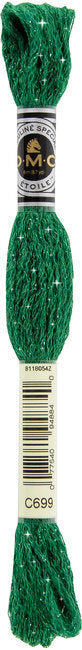 DMC C699 Green | DMC Etoile Embroidery Thread