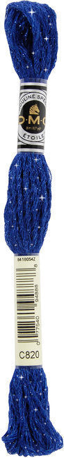 DMC C820 Very Dark Royal Blue | DMC Etoile Embroidery Thread