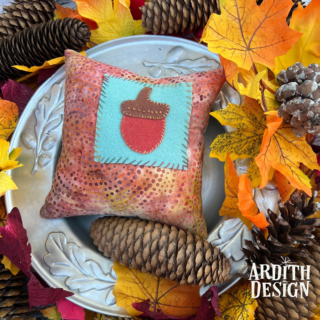 Autumn Floral Urn -  XStitch the Rainbow Autumn Garden Palette | Ardith Design