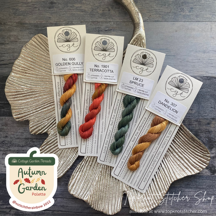 Autumn Garden Palette Thread Pack | Cottage Garden Threads