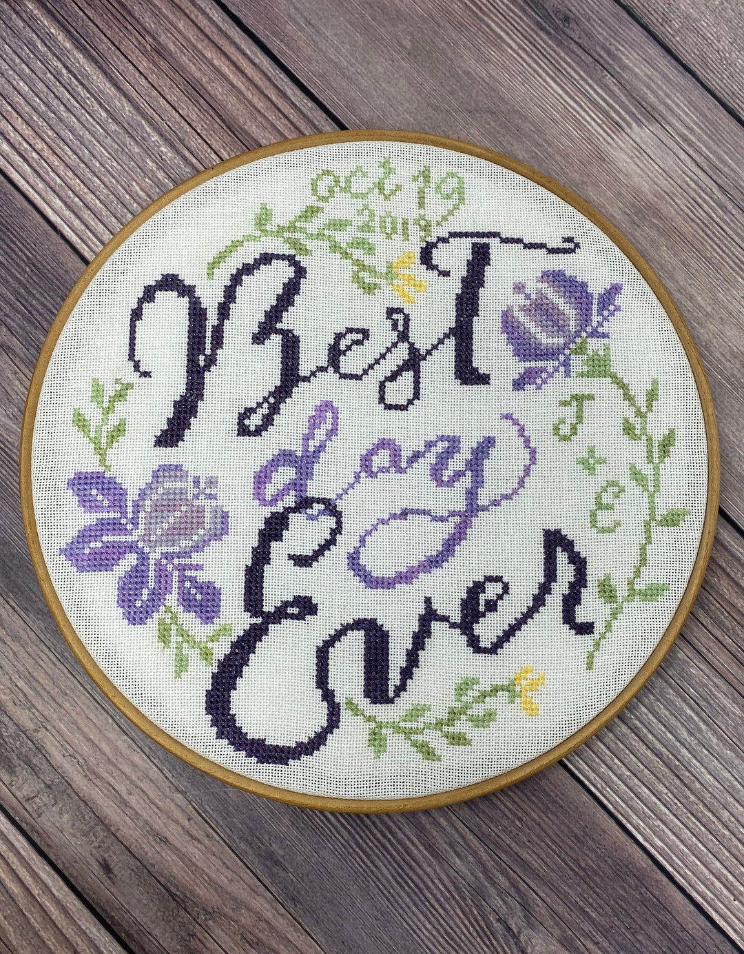 Best Day Ever Wedding Sampler (PDF) | TopKnot Stitcher Shop - PDF Download
