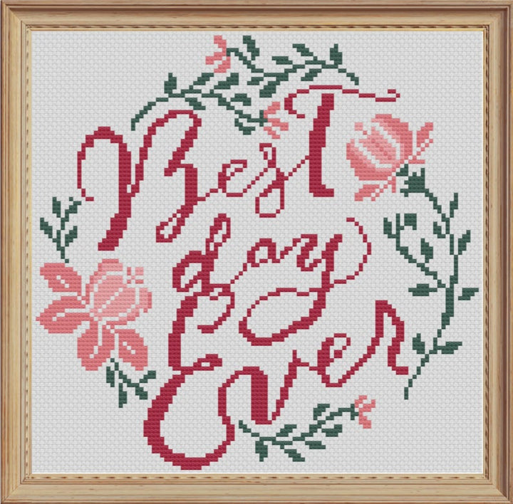 Best Day Ever Wedding Sampler (PDF) | TopKnot Stitcher Shop - PDF Download