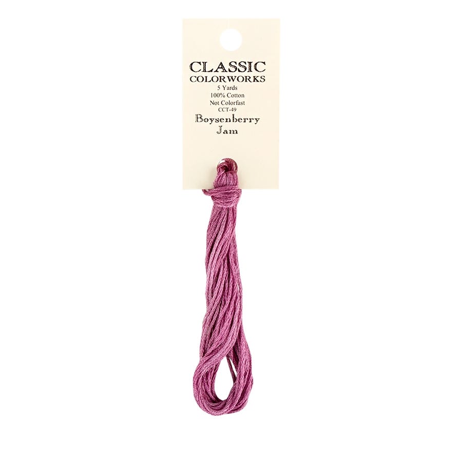 Boysenberry Jam | Classic Colorworks Thread - Hand-Dyed Embroidery Floss