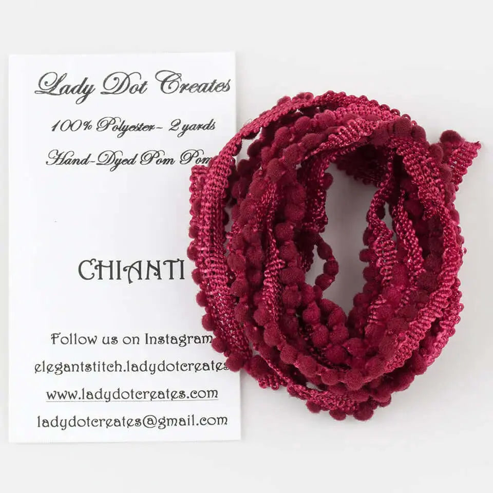 Chianti Pom Pom Trim | Lady Dot Creates