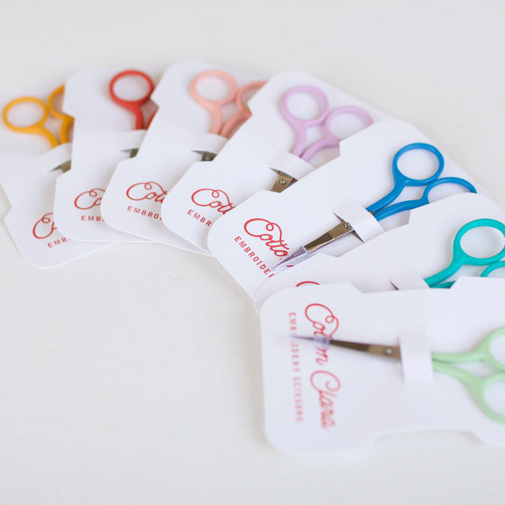Sage Green - Colorful Embroidery Scissors | Cotton Clara
