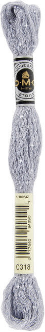 DMC C318 Light Steel Grey | DMC Etoile Embroidery Thread