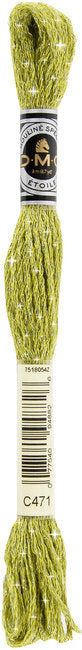 Yarn ball with label on a white background