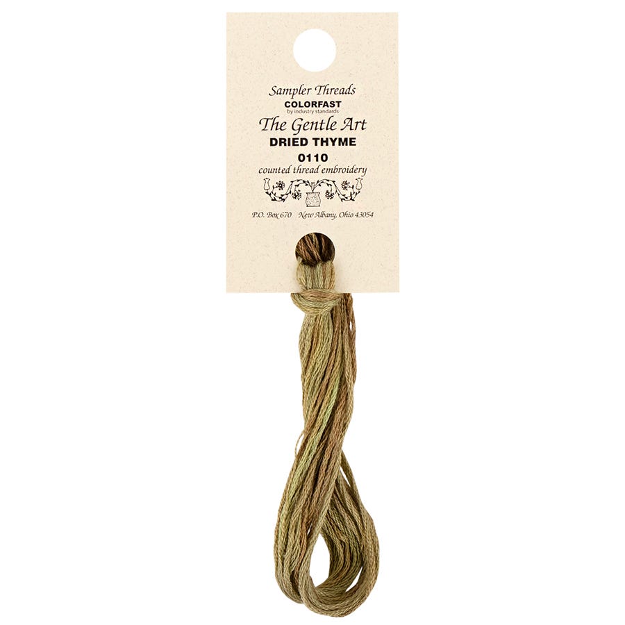 Dried Thyme | The Gentle Art Sampler Threads - Hand-Dyed Embroidery Floss