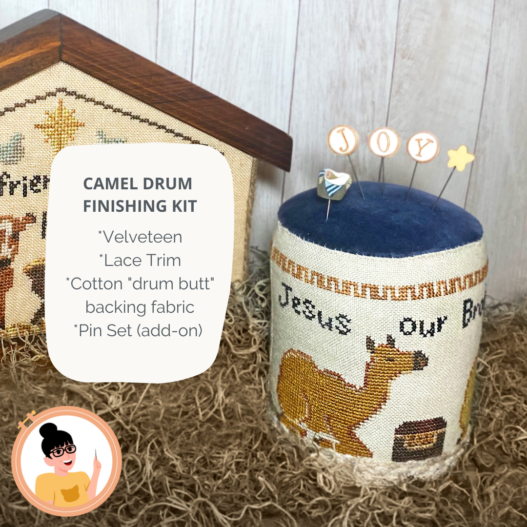 Camel Drum Finishing Kit | TopKnot Stitcher Shop