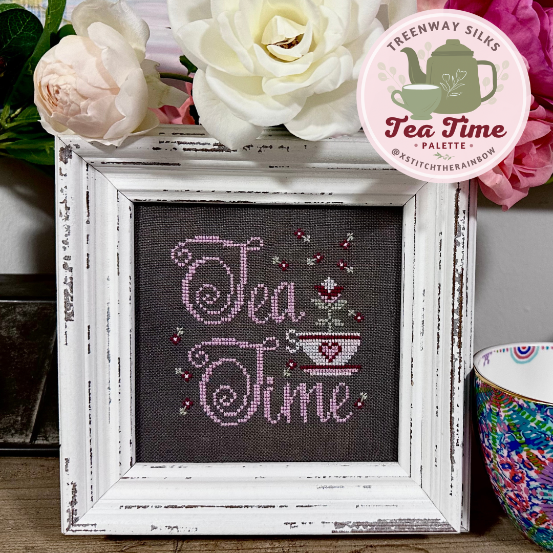 Fancy a Cup of Tea - XStitch the Rainbow Tea Time Palette | Fox & Rabbit