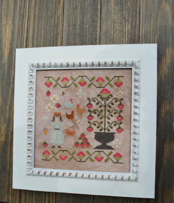 Gathering Strawberries | Annie Beez Folk Art