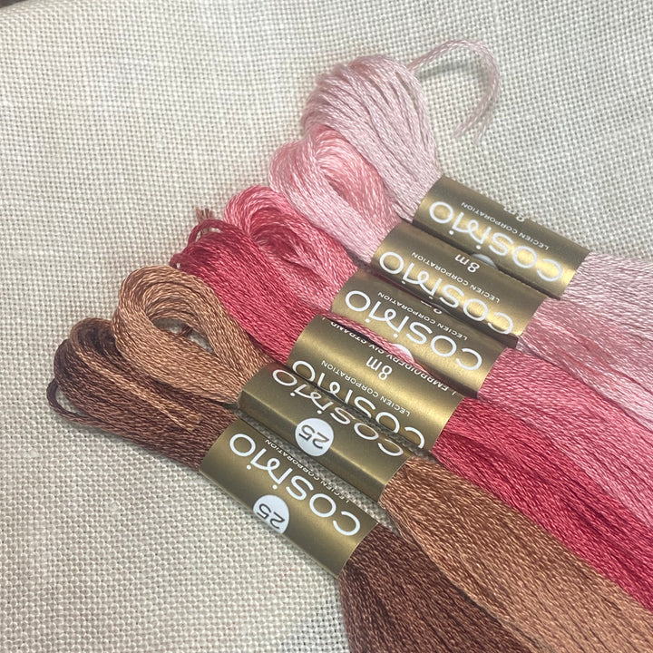 Cosmo Thread Pack for Anna's Easter Egg by TopKnot Stitcher (NO CHART INCLUDED!)