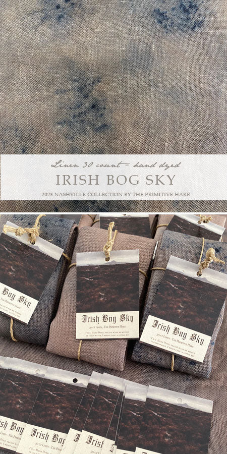 Irish Bog Sky linen | The Primitive Hare