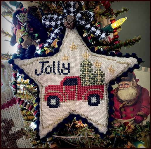 Jolly Truck Star Ornament | Teresa Kogut