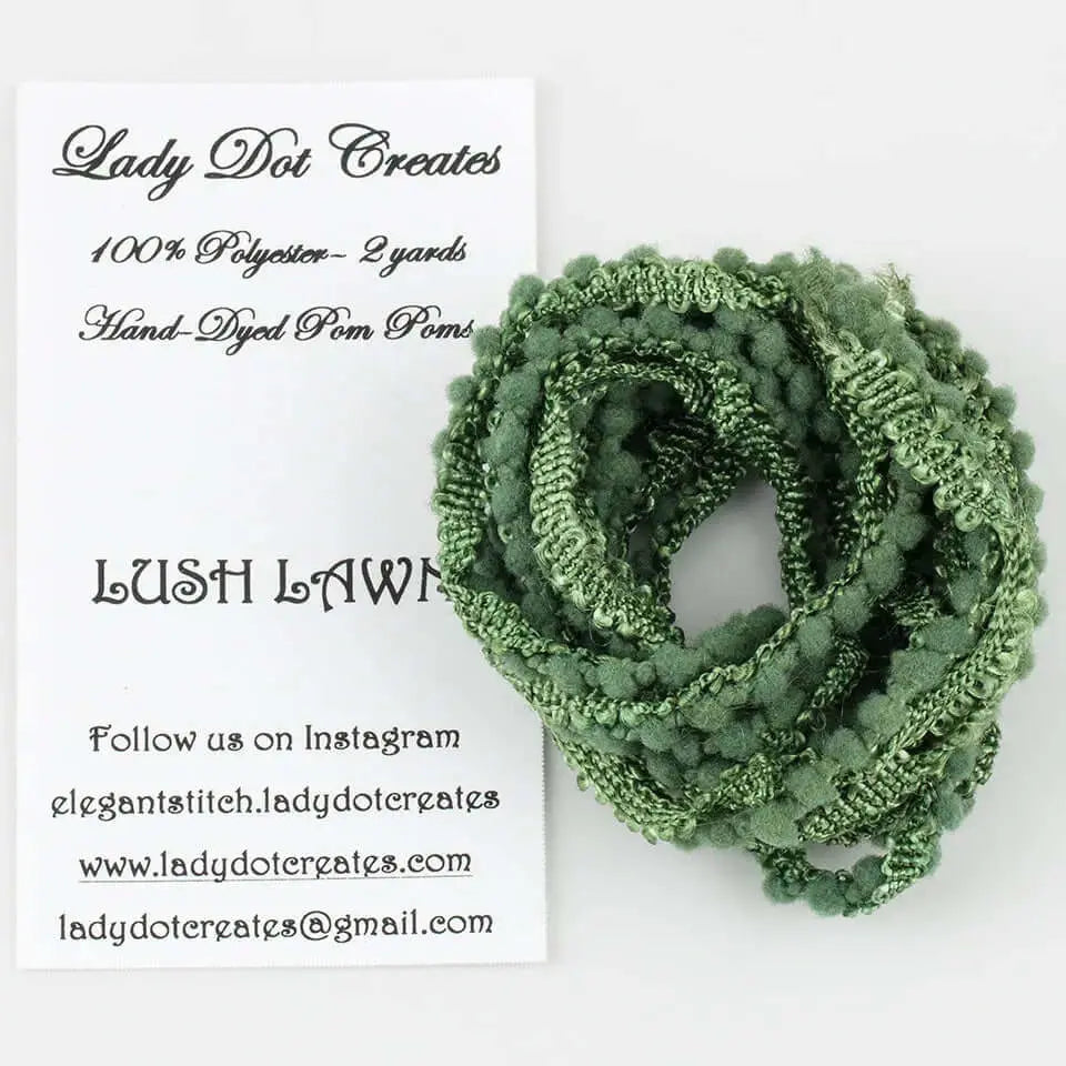 Lush Lawn Pom Pom Trim | Lady Dot Creates