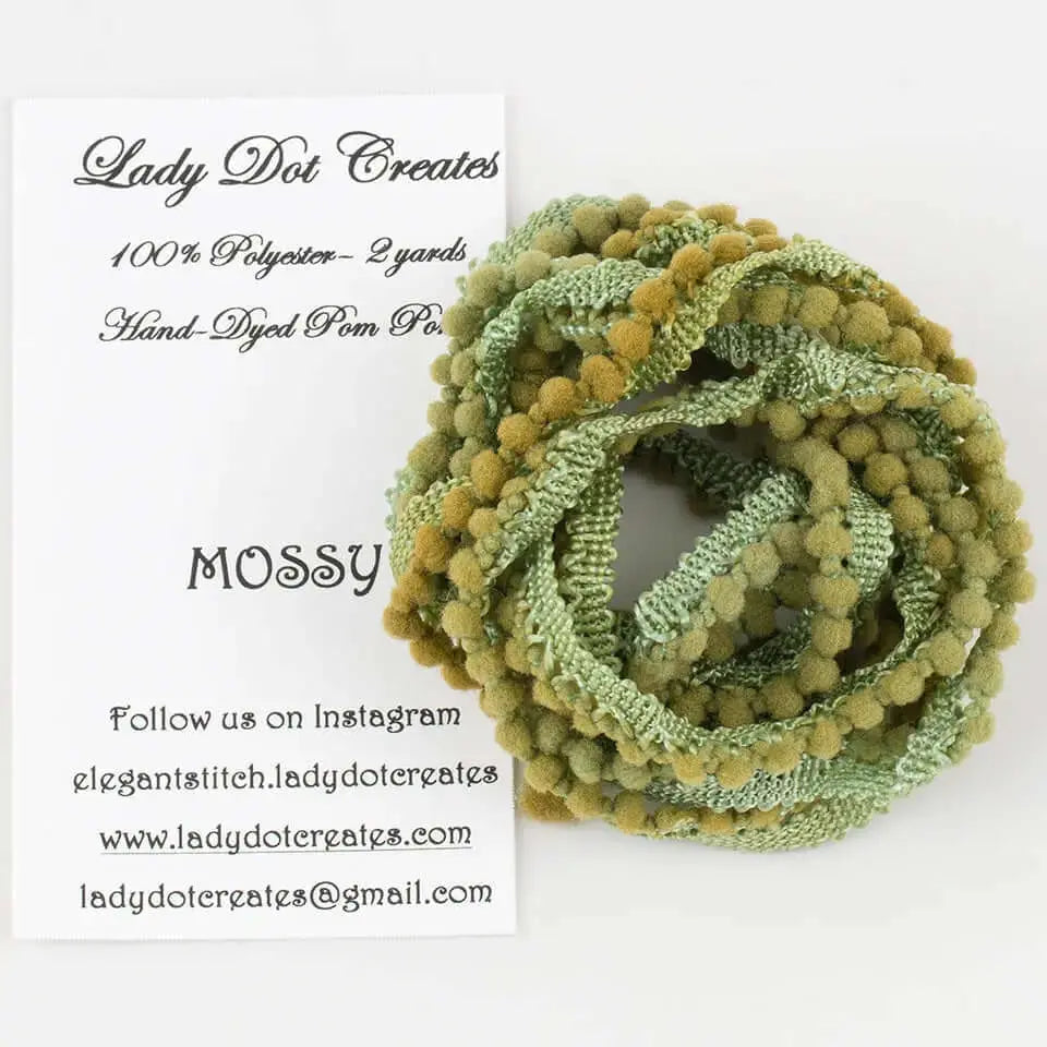 Mossy Pom Pom Trim | Lady Dot Creates