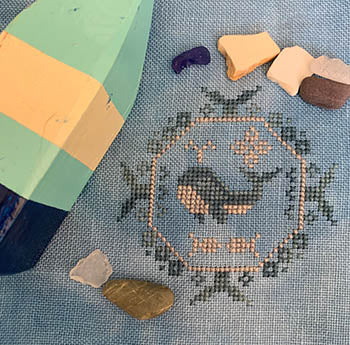 Quirky Quaker Whale | Darling & Whimsy Designs – TopKnot Stitcher Shop