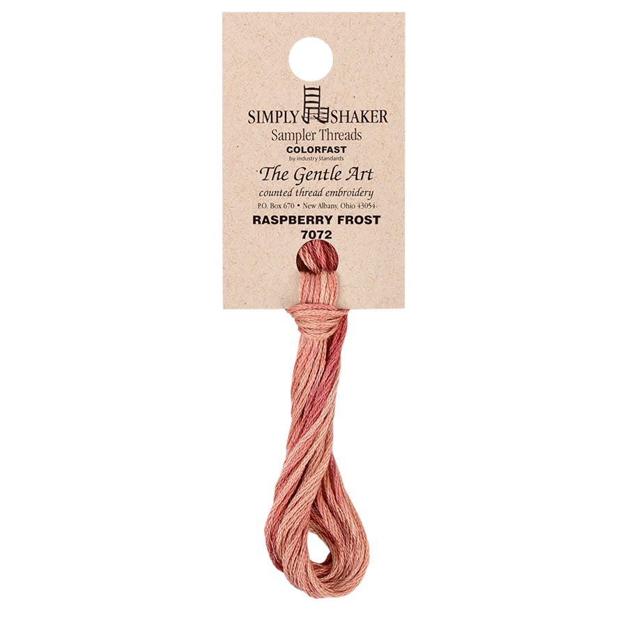 Simply Shaker embroidery thread on a white background