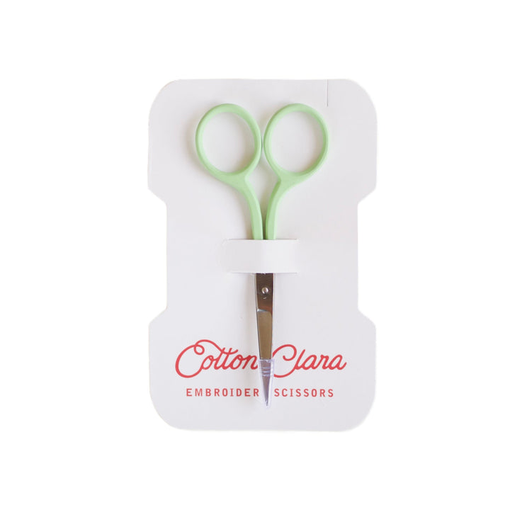 Sage Green - Colorful Embroidery Scissors | Cotton Clara