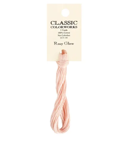 Rosy Glow | Classic Colorworks Hand-Dyed Embroidery Floss