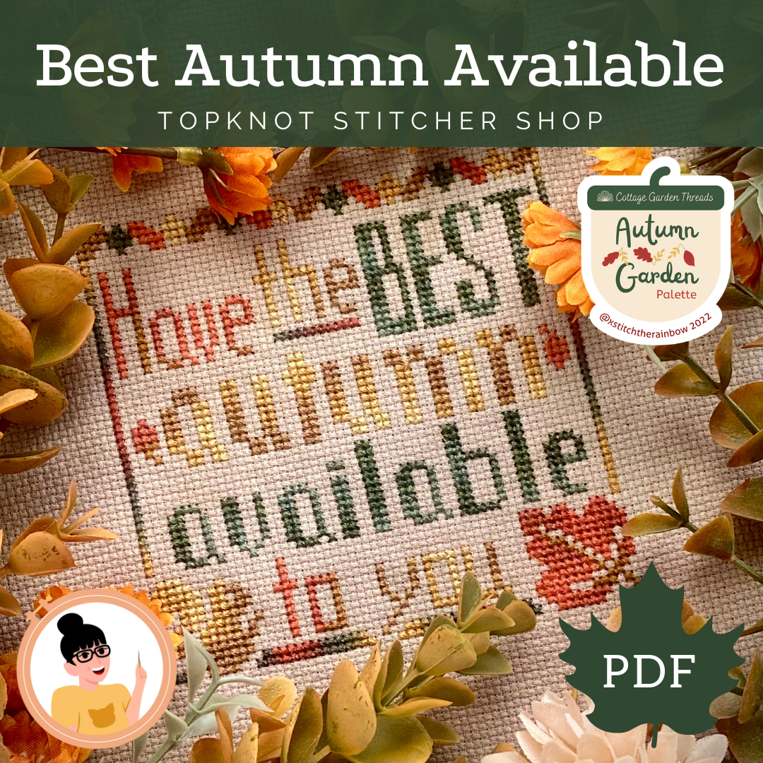 Best Autumn Available (PDF) | TopKnot Stitcher - Expo 2022 - PDF Download