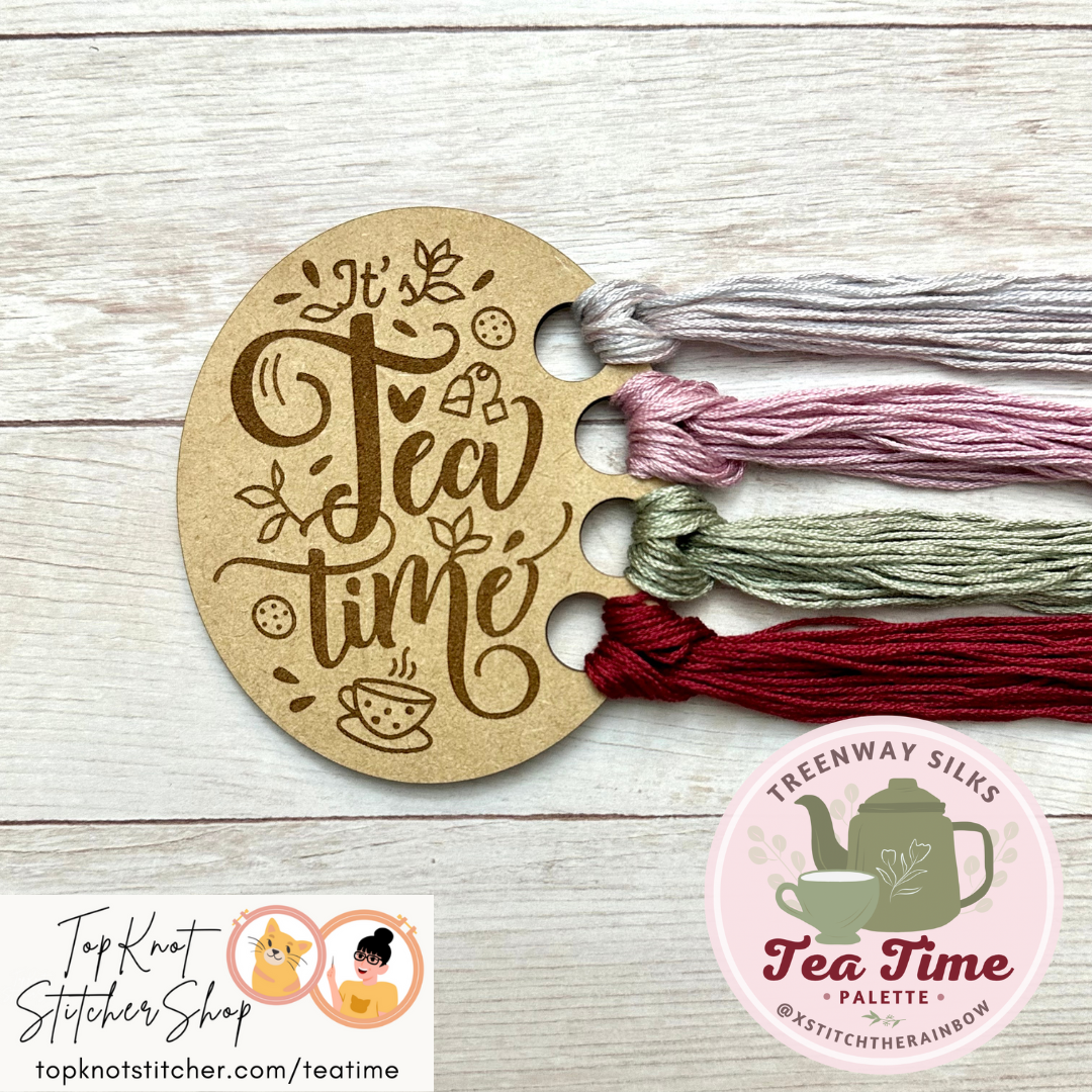 It's Tea Time Thread Keep - Tea Time SAL | TopKnot Stitcher
