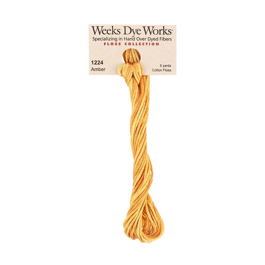 Amber | Weeks Dye Works - Hand-Dyed Embroidery Floss