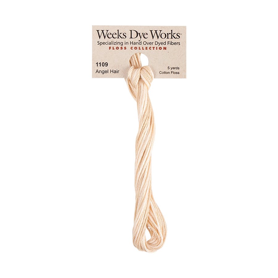 Angel Hair | Weeks Dye Works - Hand-Dyed Embroidery Floss