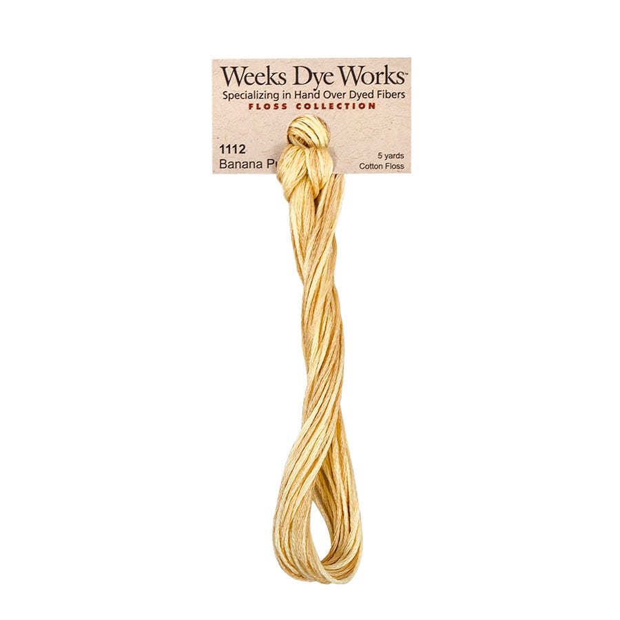 Banana Pudding Weeks Dye Works | Hand-Dyed Embroidery Floss