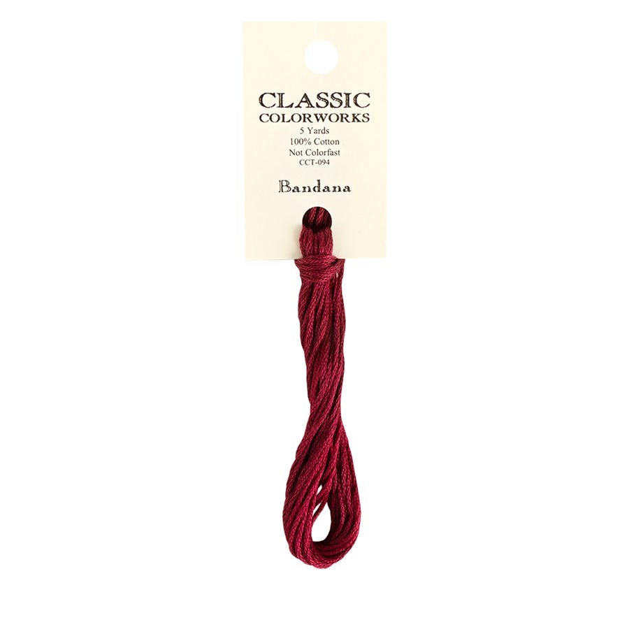 Bandana | Classic Colorworks Hand-Dyed Embroidery Floss