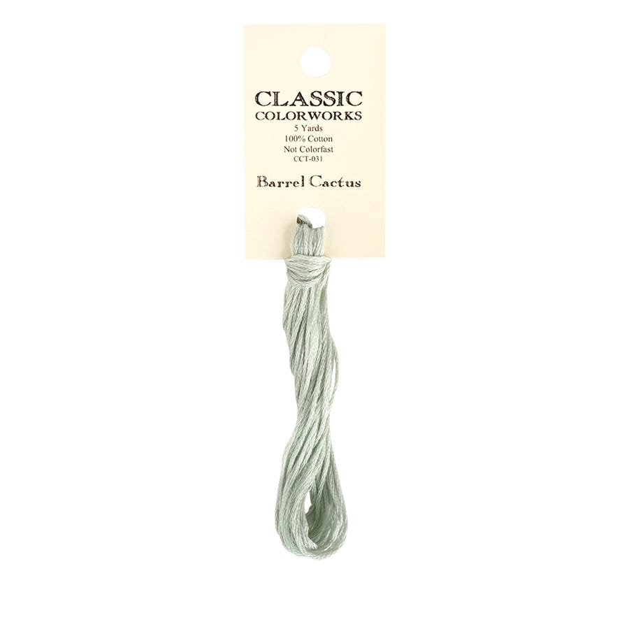 Barrel Cactus Classic Colorworks Thread | Hand-Dyed Embroidery Floss